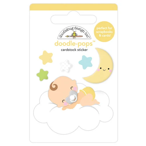 Doodlebug Design - Bundle of Joy Collection - Stickers - Doodle-Pops - Cloud Nine