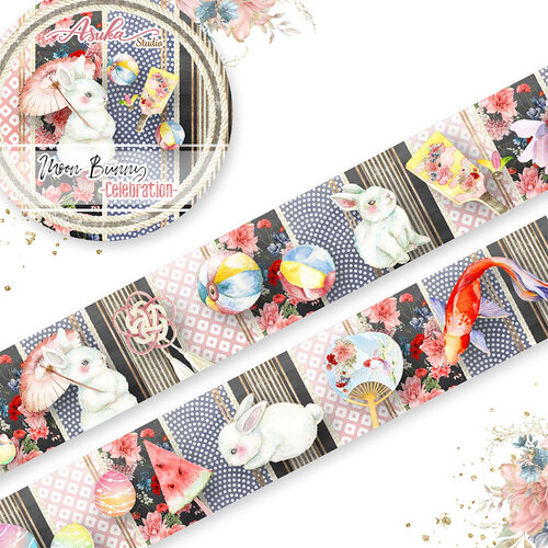 Memory Place - Moon Bunny Collection - Celebration - Washi Tape