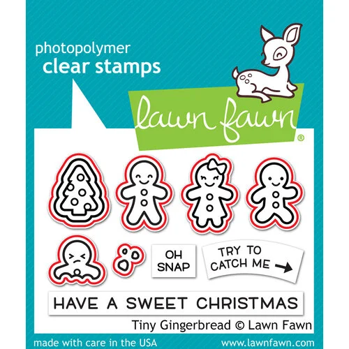 Lawn Fawn - Lawn Cuts - Dies - Tiny Gingerbread