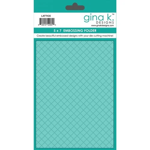 Gina K Designs - Embossing Folder - Lattice 1 Gina K Designs - Embossing Folder - Lattice