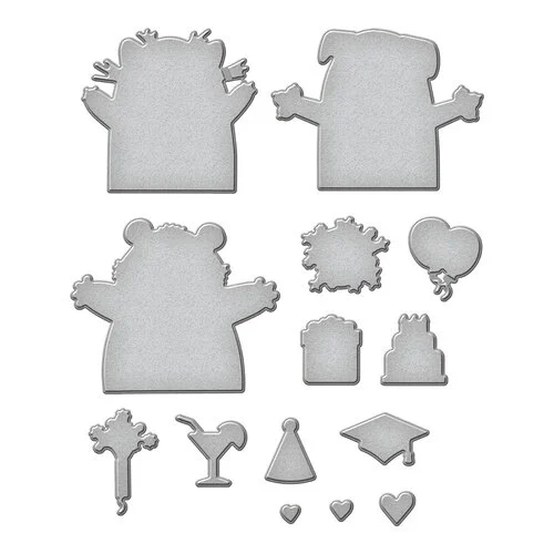 Spellbinders - Simon Hurley - Etched Dies - Big Hugs 2 Spellbinders - Simon Hurley - Etched Dies - Big Hugs