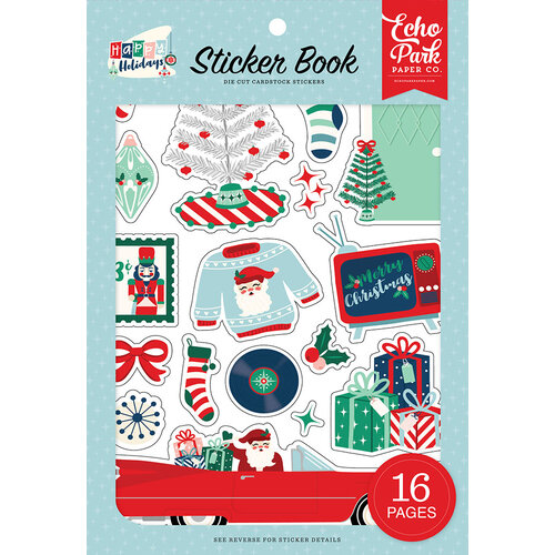 Echo Park - Happy Holidays Collection - Sticker Book 1 Echo Park - Happy Holidays Collection - Sticker Book