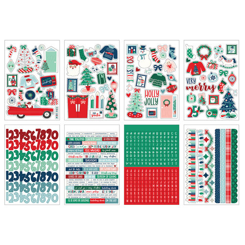 Echo Park - Happy Holidays Collection - Sticker Book 2 Echo Park - Happy Holidays Collection - Sticker Book
