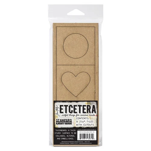 Stampers Anonymous - Tim Holtz - Etcetera - Tiles - Large Cutout 1 Stampers Anonymous - Tim Holtz - Etcetera - Tiles - Large Cutout