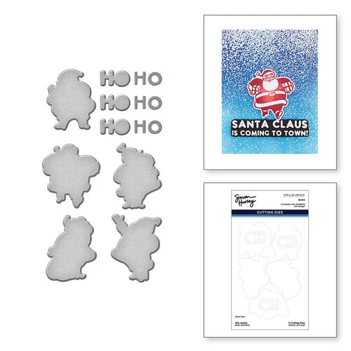 Spellbinders - Simon Hurley - Etched Dies - Silly Santas