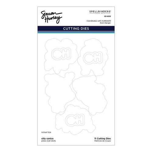 Spellbinders - Simon Hurley - Etched Dies - Silly Santas