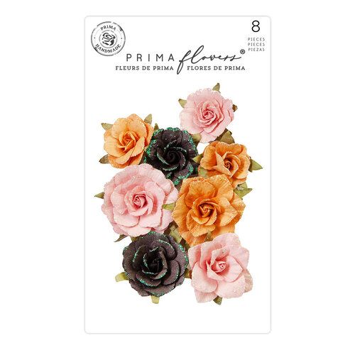 Prima - Twilight Collection - Flower Embellishments - Haunted Night