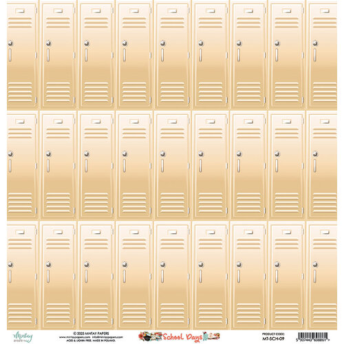 Mintay Papers - School Days Collection - 12 x 12 Double Sided Paper - Elements 3 Mintay Papers - School Days Collection - 12 x 12 Double Sided Paper - Elements