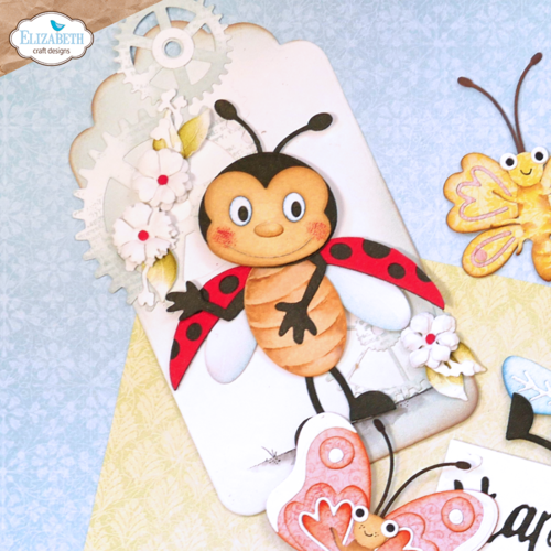 Elizabeth Craft Designs - Bugs and Butterflies Collection - Dies - Ladybug