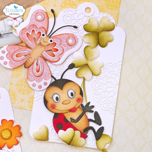Elizabeth Craft Designs - Bugs and Butterflies Collection - Dies - Ladybug