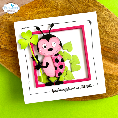 Elizabeth Craft Designs - Bugs and Butterflies Collection - Dies - Ladybug