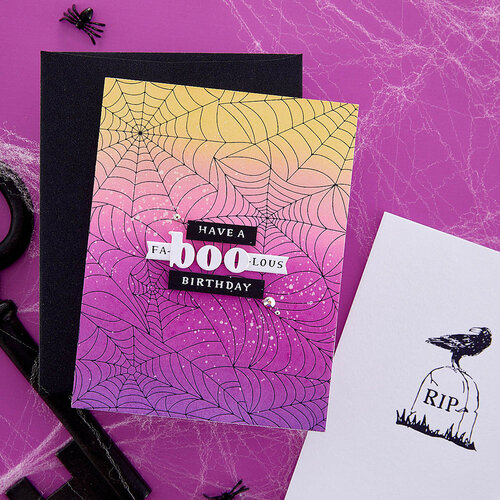 Spellbinders - BetterPress Collection - Press Plates - Spider Web Background 5 Spellbinders - BetterPress Collection - Press Plates - Spider Web Background