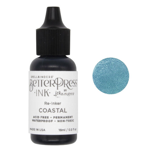 Spellbinders - BetterPress Collection - BetterPress Ink - Reinker - Coastal