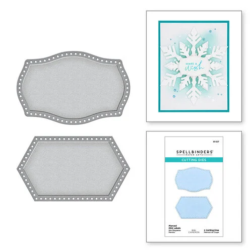 Spellbinders - Bibi's Collection - Etched Dies - Pierced Mini Labels 3 Spellbinders - Bibi's Collection - Etched Dies - Pierced Mini Labels