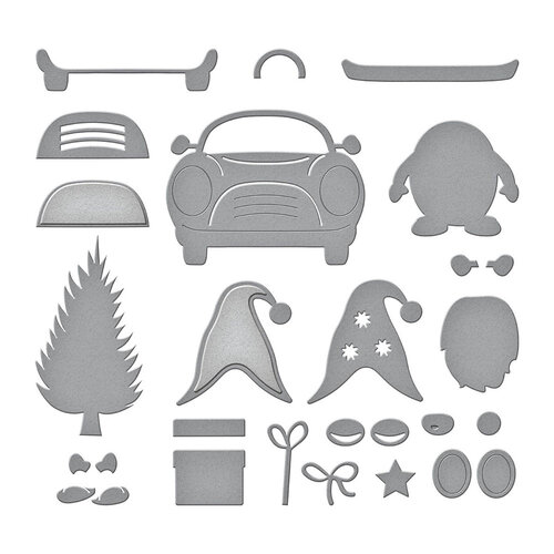 Spellbinders - Gnome Drive Collection - Etched Dies - Holiday