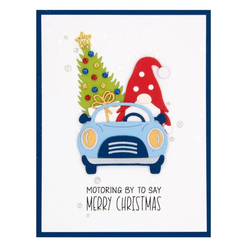 Spellbinders - Gnome Drive Collection - Etched Dies - Holiday