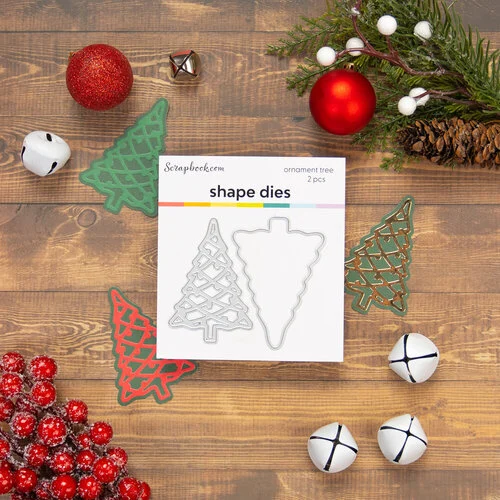 Scrapbook.com - Decorative Die Set - Ornament Tree 3 Scrapbook.com - Decorative Die Set - Ornament Tree