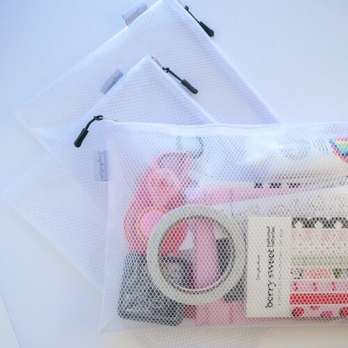 Scrapbook.com - Crafty Storage Pouch - Zipper Closure - Large - 3 Pack 3 Scrapbook.com - Crafty Storage Pouch - Zipper Closure - Large - 3 Pack