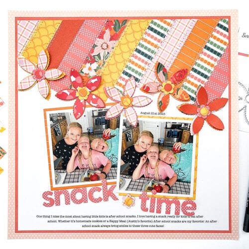 Scrapbook.com - Market Bloom - Patterned Cardstock Paper Pad - Double Sided - 6x8 - 40 Sheets