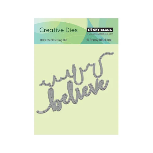 Penny Black - Christmas - Creative Dies - Believe Edger