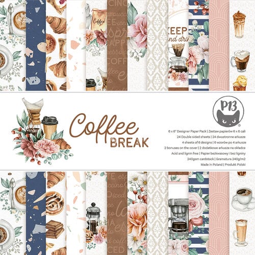 P13 - Coffee Break Collection - 6 x 6 Paper Pad 1 P13 - Coffee Break Collection - 6 x 6 Paper Pad