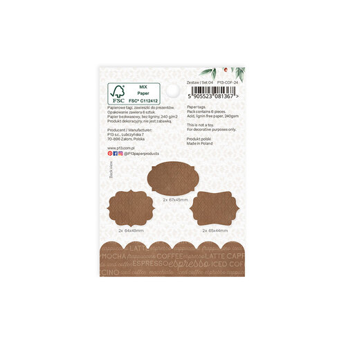 P13 - Coffee Break Collection - Tag Set 04
