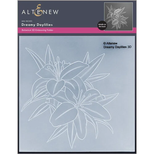 Altenew - Embossing Folder - 3D - Dreamy Daylilies