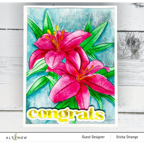 Altenew - Embossing Folder - 3D - Dreamy Daylilies