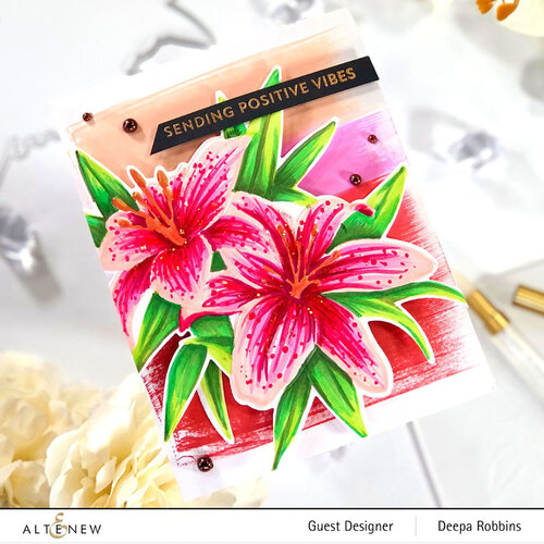 Altenew - Embossing Folder - 3D - Dreamy Daylilies