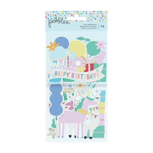 Pebbles - All The Cake Collection - Ephemera - Icons