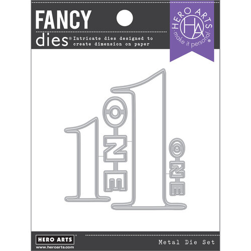 Hero Arts - Fancy Dies - Number One 1 Hero Arts - Fancy Dies - Number One