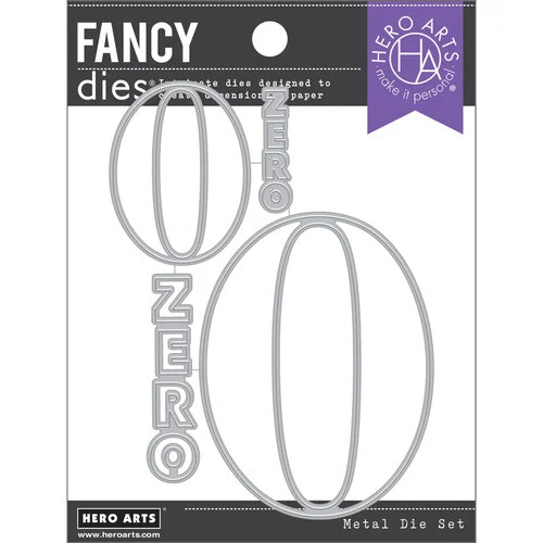 Hero Arts - Fancy Dies - Number Zero