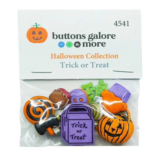 Buttons Galore and More - Embellishments - Button Theme Packs - Halloween - Trick or Treat 1 Buttons Galore and More - Embellishments - Button Theme Packs - Halloween - Trick or Treat