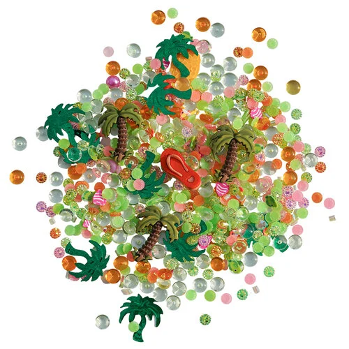 Buttons Galore and More - Shaker Elementz Collection - Embellishments - Tropics 1 Buttons Galore and More - Shaker Elementz Collection - Embellishments - Tropics