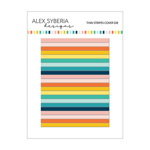 Alex Syberia Designs - Dies - Thin Stripes Coverplate 1 Alex Syberia Designs - Dies - Thin Stripes Coverplate