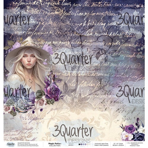 3Quarter Designs - Magic Potion Collection - 12 x 12 Paper Pack 2 3Quarter Designs - Magic Potion Collection - 12 x 12 Paper Pack