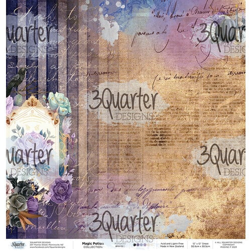 3Quarter Designs - Magic Potion Collection - 12 x 12 Paper Pack 4 3Quarter Designs - Magic Potion Collection - 12 x 12 Paper Pack
