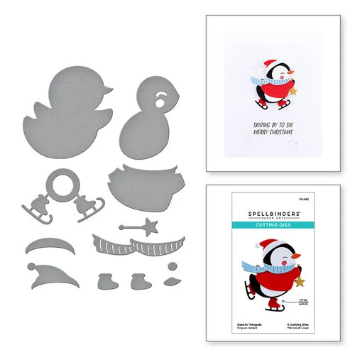Spellbinders - Dancin' Collection - Etched Dies - Dancin' Penguin 3 Spellbinders - Dancin' Collection - Etched Dies - Dancin' Penguin