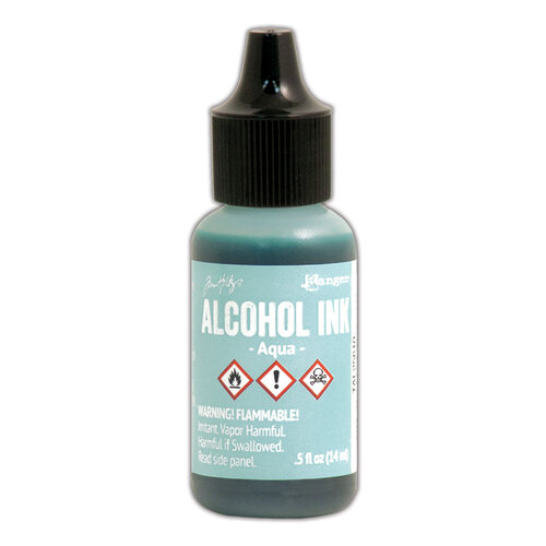 Ranger Ink - Tim Holtz - Adirondack Alcohol Ink - Aqua 1 Ranger Ink - Tim Holtz - Adirondack Alcohol Ink - Aqua