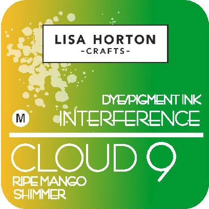 Lisa Horton Crafts - Cloud 9 - Metallic Interference Ink Pad - Ripe Mango 1 Lisa Horton Crafts - Cloud 9 - Metallic Interference Ink Pad - Ripe Mango