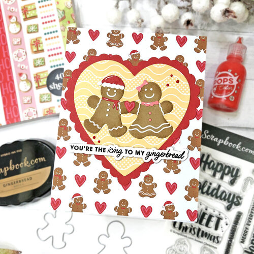 Scrapbook.com - Gingerbread - Patterned Cardstock Paper Pad - Double Sided - 6x8 - 40 Sheets 11 Scrapbook.com - Gingerbread - Patterned Cardstock Paper Pad - Double Sided - 6x8 - 40 Sheets