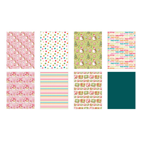 Scrapbook.com - Gingerbread - Patterned Cardstock Paper Pad - Double Sided - 6x8 - 40 Sheets 3 Scrapbook.com - Gingerbread - Patterned Cardstock Paper Pad - Double Sided - 6x8 - 40 Sheets