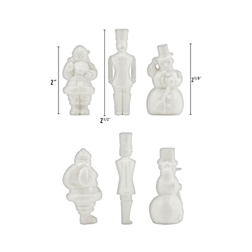 Idea-ology - Tim Holtz - Christmas - Salvaged Figures - Small 2 Idea-ology - Tim Holtz - Christmas - Salvaged Figures - Small