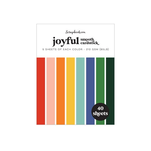 Scrapbook.com - Joyful Bundle - Dies, Paper, Stamp 3 Scrapbook.com - Joyful Bundle - Dies, Paper, Stamp