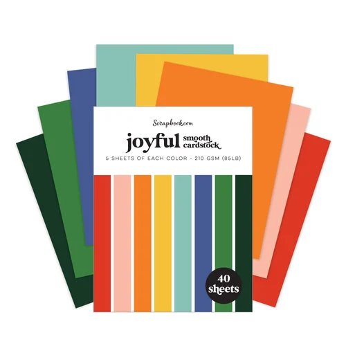 Scrapbook.com - Joyful Bundle - Dies, Paper, Stamp 4 Scrapbook.com - Joyful Bundle - Dies, Paper, Stamp