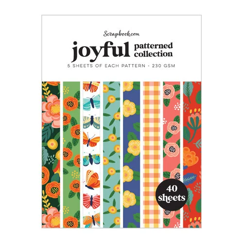 Scrapbook.com - Joyful Bundle - Dies, Paper, Stamp 7 Scrapbook.com - Joyful Bundle - Dies, Paper, Stamp