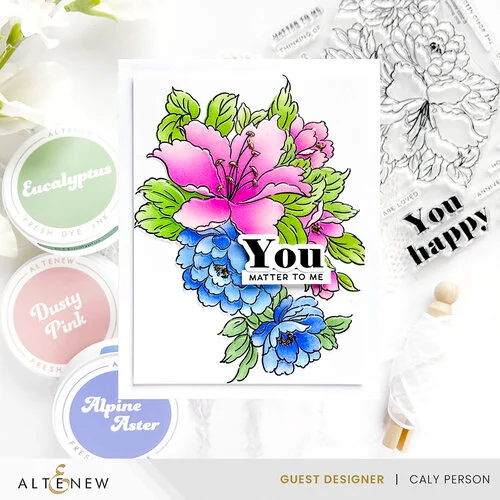 Altenew - Clear Photopolymer Stamps - Bold Bouquet 5 Altenew - Clear Photopolymer Stamps - Bold Bouquet