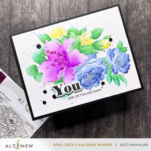 Altenew - Embossing Folder - 3D - Bold Bouquet 3 Altenew - Embossing Folder - 3D - Bold Bouquet