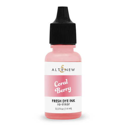 Altenew - Fresh Dye Ink Reinker - Coral Berry 1 Altenew - Fresh Dye Ink Reinker - Coral Berry