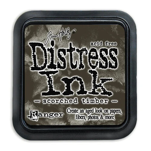 Ranger Ink - Tim Holtz - Distress Ink Pad - Scorched Timber 1 Ranger Ink - Tim Holtz - Distress Ink Pad - Scorched Timber